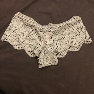 Olive green lace panties